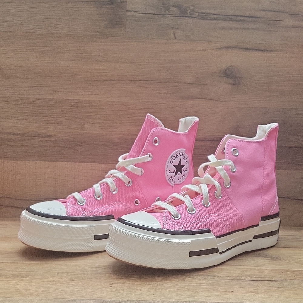 Converse Women's Pink Canvas High-Tops